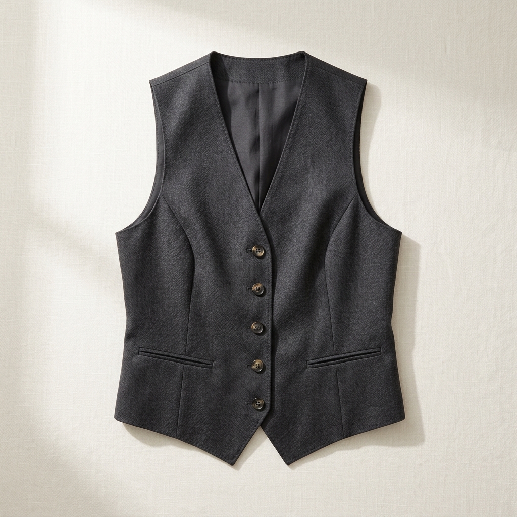 Tailored Merino Suiting Waistcoat